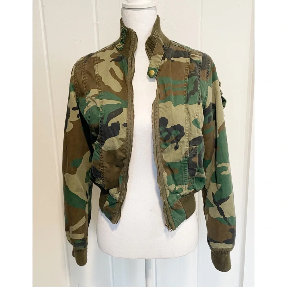 Camouflage Bomber Jacket - Picture 1 of 6